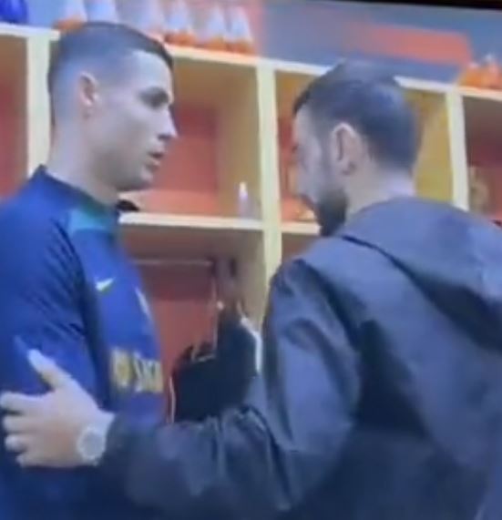 Ronaldo and Bruno Fernandes' interaction on Portugal duty got the internet talking