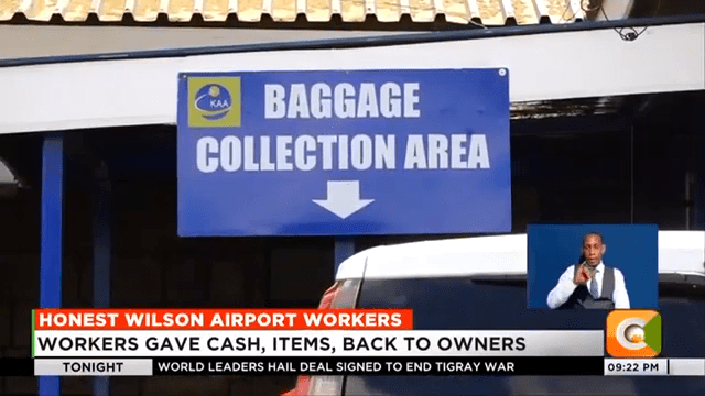 According to the owner, the bag had accidently been left in the baggage collection area before it was found by workers