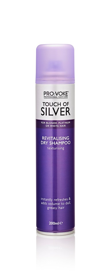 Pro:Voke Touch Of Silver revitalising dry shampoo, £3.99 at Amazon.co.uk