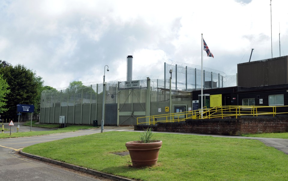 One jail source said: 'He’s been signed up to a scheme that means he’ll be home in time for Christmas' - pictured Huntercomb prison, Oxon