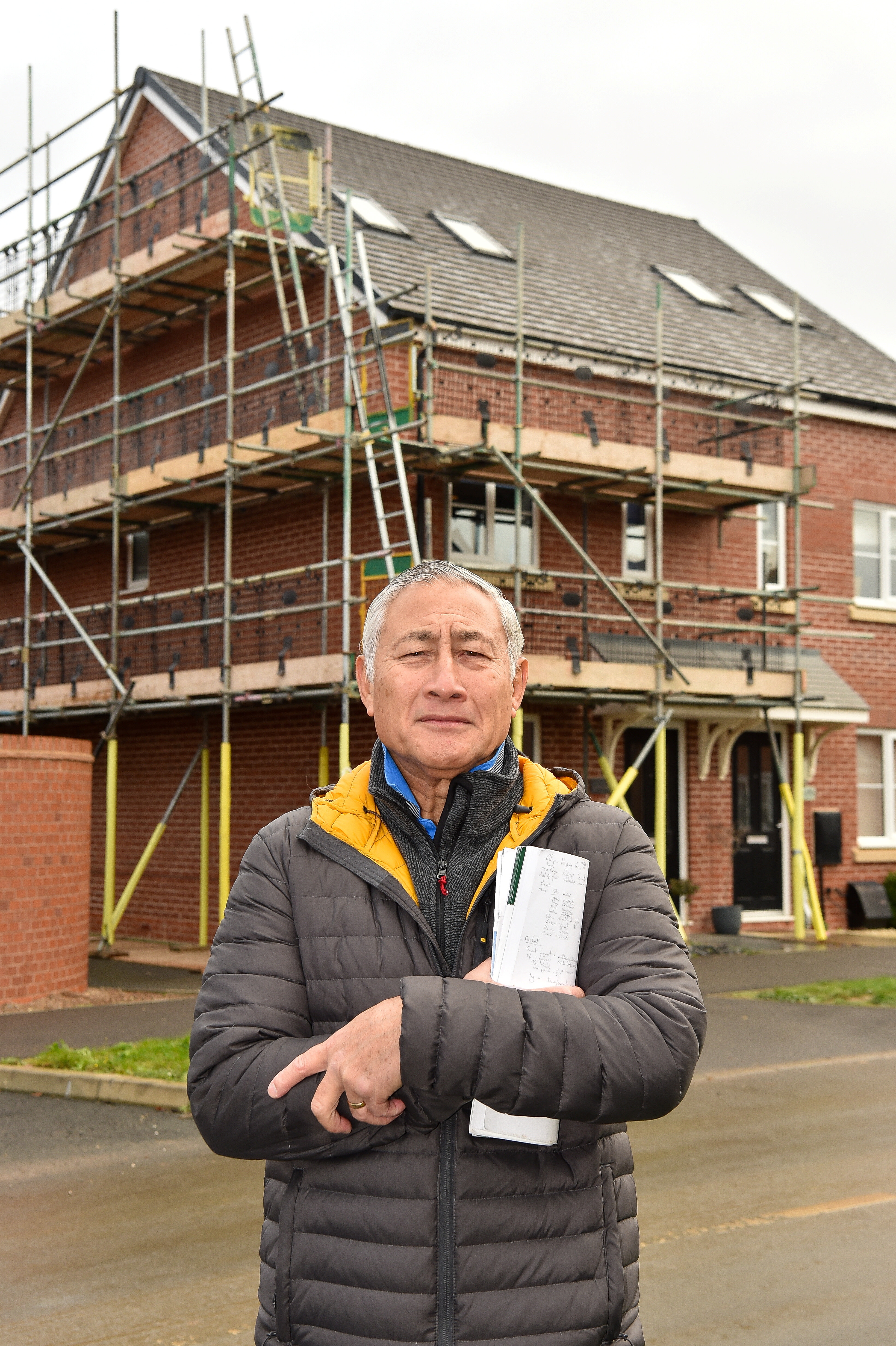 Robert Fung is one of the 140 newbuild homeowners fighting Persimmon Homes over 'shoddy' work