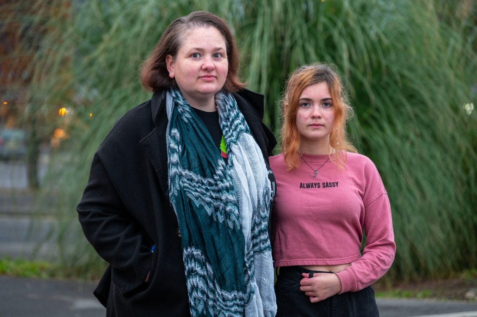 Lucy Cox, with her daughter Kay, 14, says the school has ‘failed’ its students with regard to safeguarding