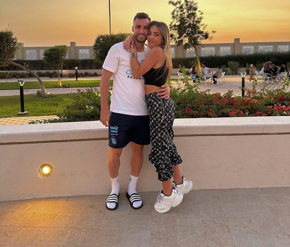 Caro Calvagni has been in Qatar cheering on left-back Nicolas Tagliafico