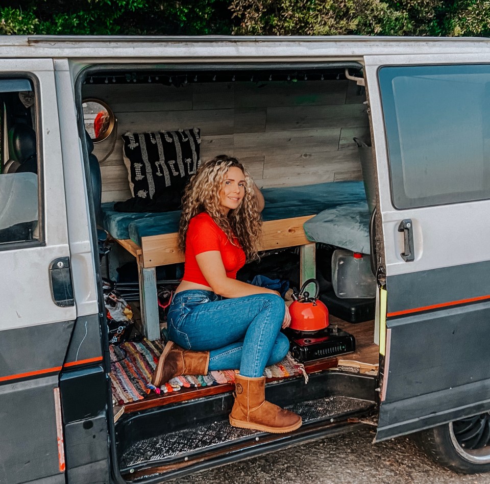 The couple have clocked up 5,000 miles travelling around in their VW van