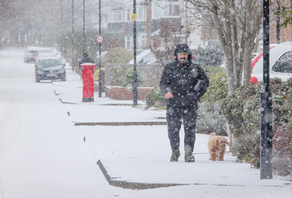 Brits are set to shiver through the next few says, with negative temperatures expected to stick around