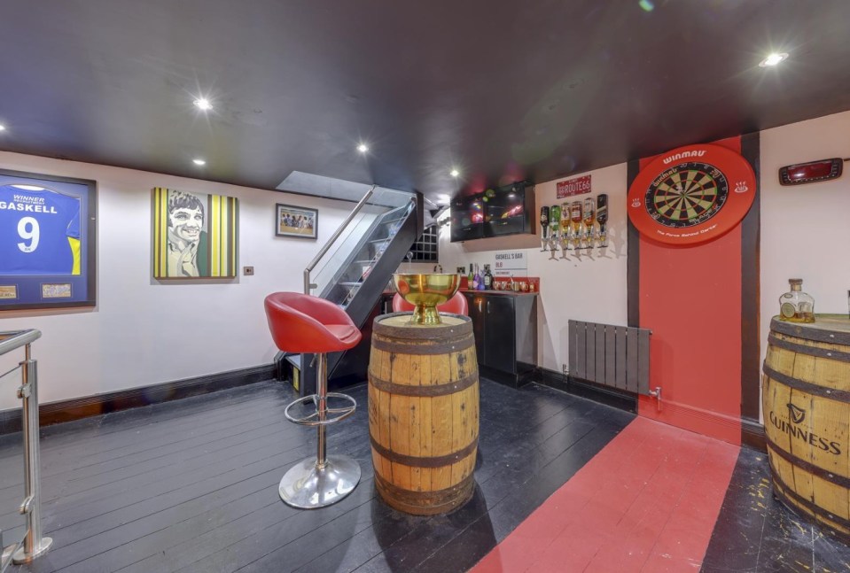 This Game of Thrones-style property features a mancave fit for a king