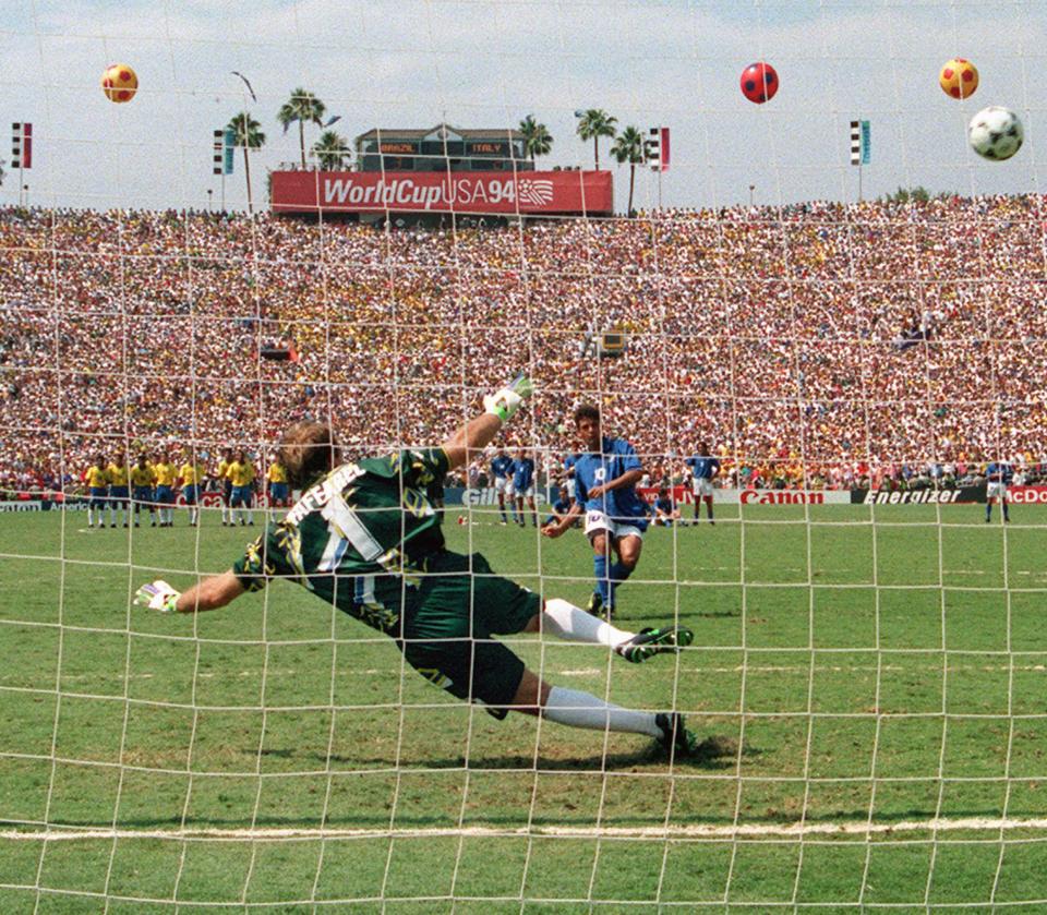 The Ballon d'Or winner infamously missed a penalty in Italy's 1994 World Cup final defeat to Brazil