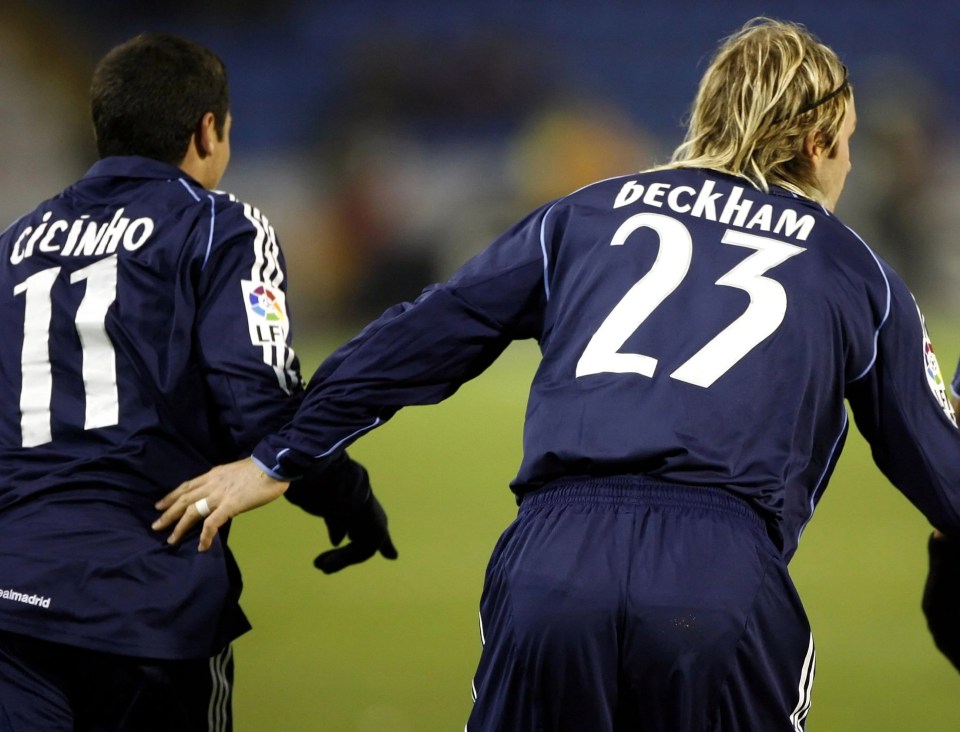 The Brazilian played for Madrid in their golden era alongside David Beckham