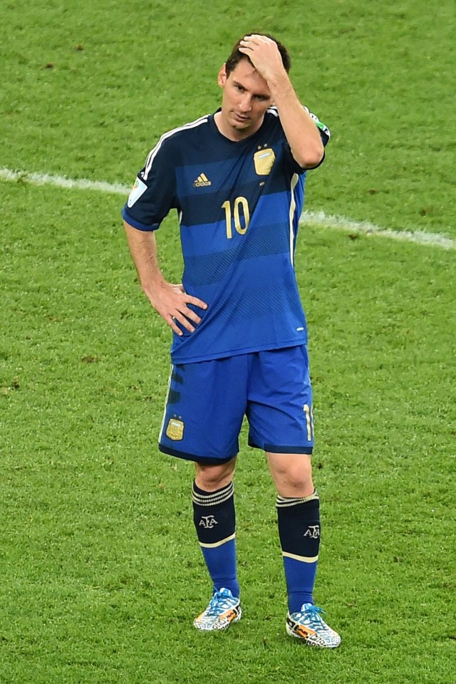 Lionel Messi is missing the World Cup from his trophy cabinet