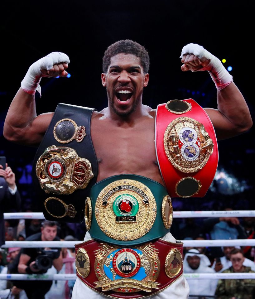 Joshua is hellbent on becoming a three-time heavyweight title