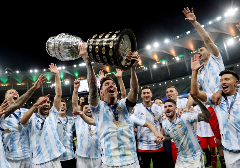 Argentina won a historic Copa America title last year