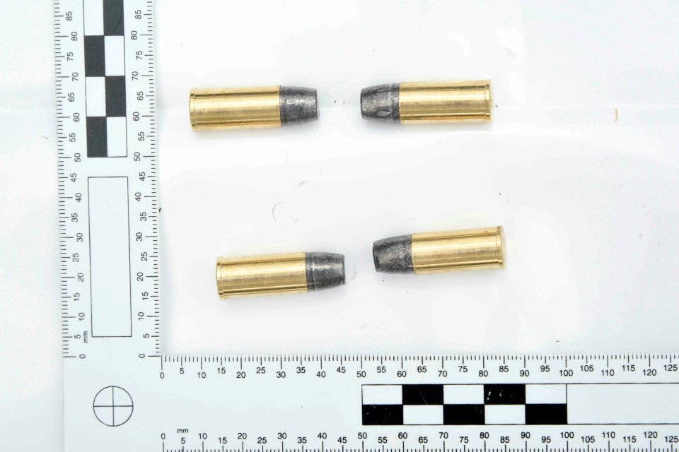 Ammunition and a sledgehammer were also taken off the gang in the daring raid