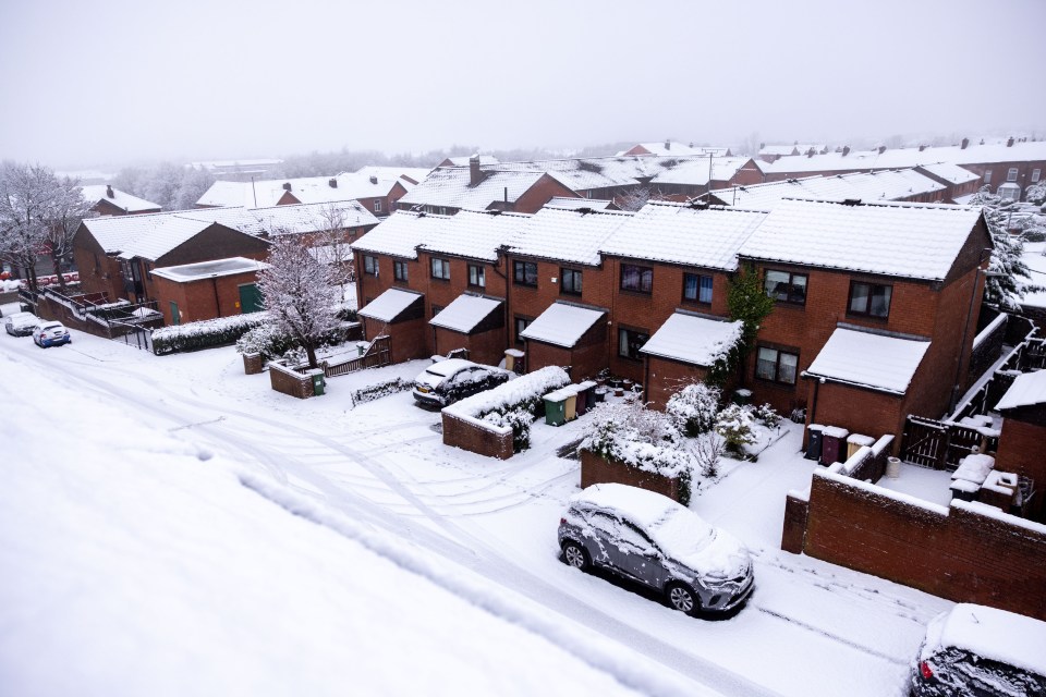 Greater Manchester has been blanketed with the white stuff this weekend