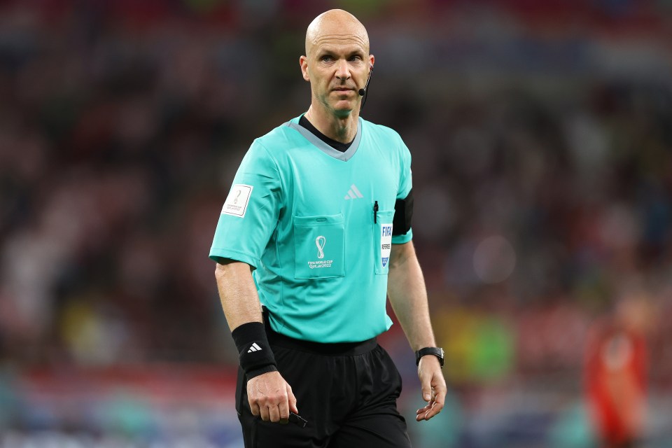 Anthony Taylor is still at the World Cup after England were knocked out