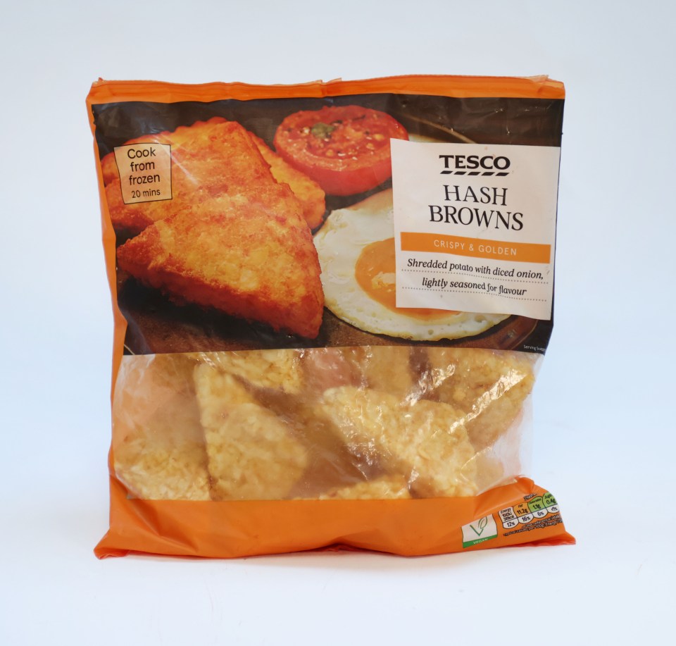 We loved Tesco's hash browns