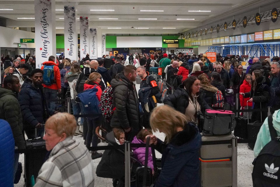 An urgent Amber Traffic warning is in place today while Manchester Airport saw thousands queue at bag drop