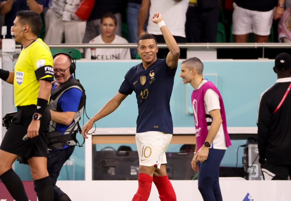 Kylian Mbappe has scored five goals in four matches since arriving in Qatar