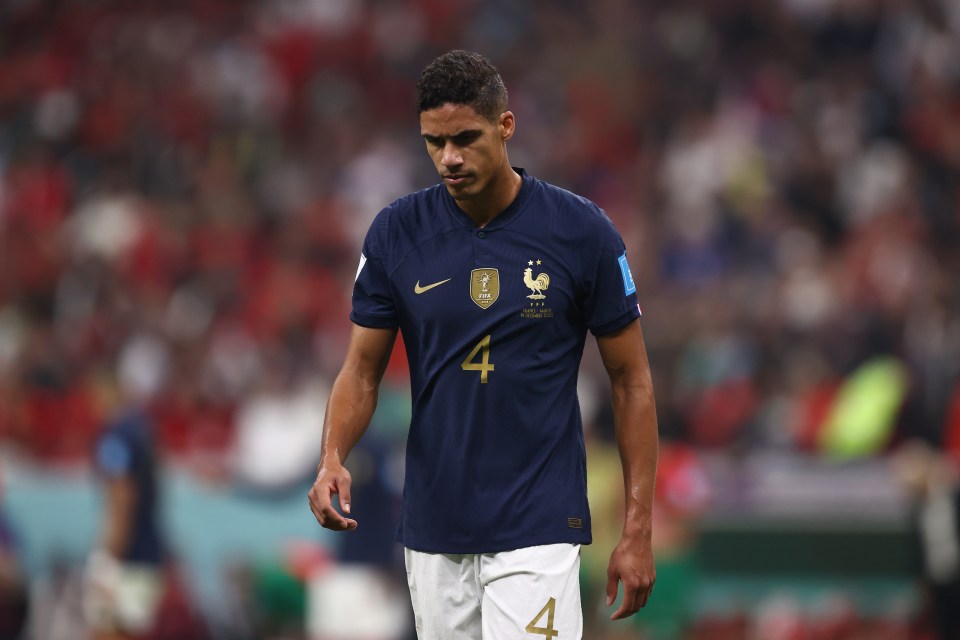 Raphael Varane missed France training ahead of the final