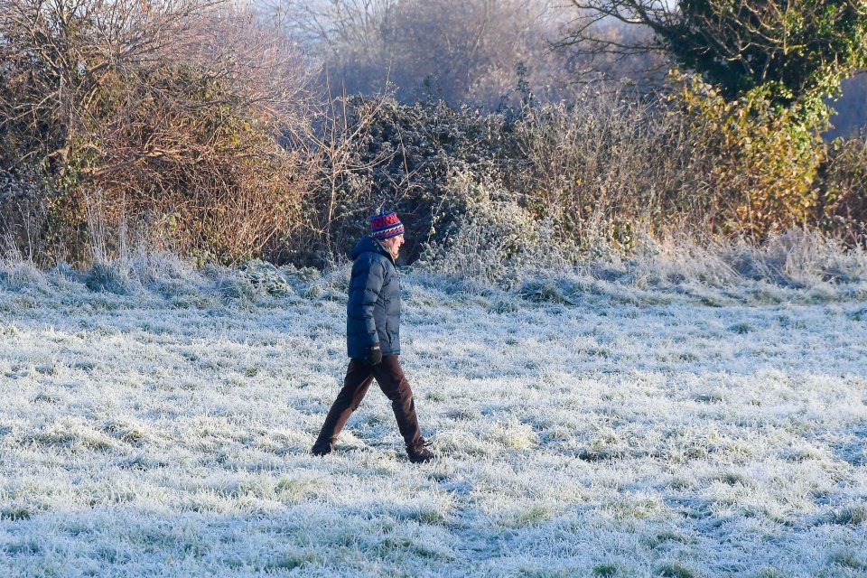 Dorset was also treated to some bitter icy weather