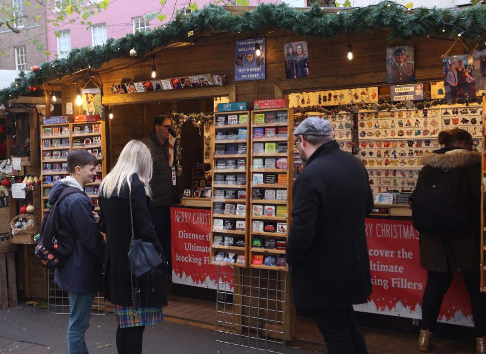 The X-rated stall at the festive fair