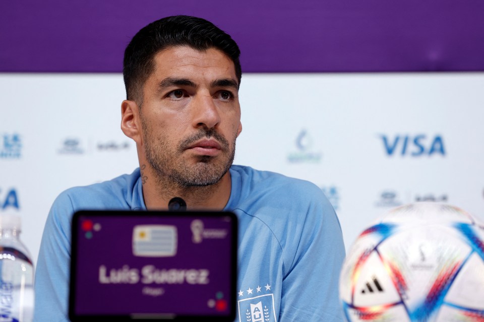 Luis Suarez has been named Uruguay captain against Ghana