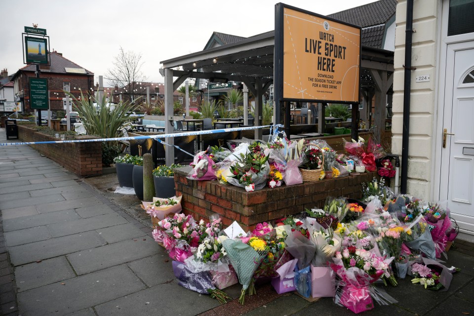 Tributes left for Elle at the scene of the horror