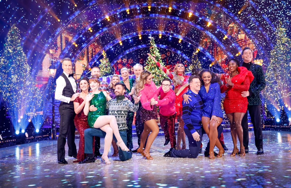 The Christmas special sees some of the professionals return for the one-off show