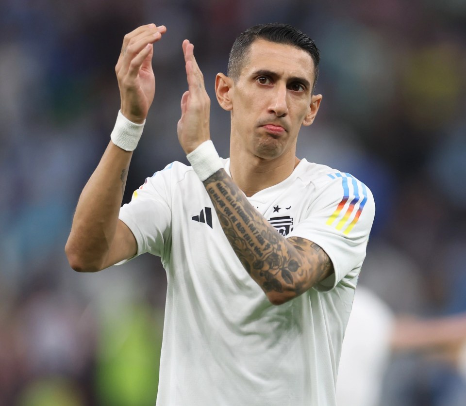 Angel Di Maria could get his chance to play in the World Cup final