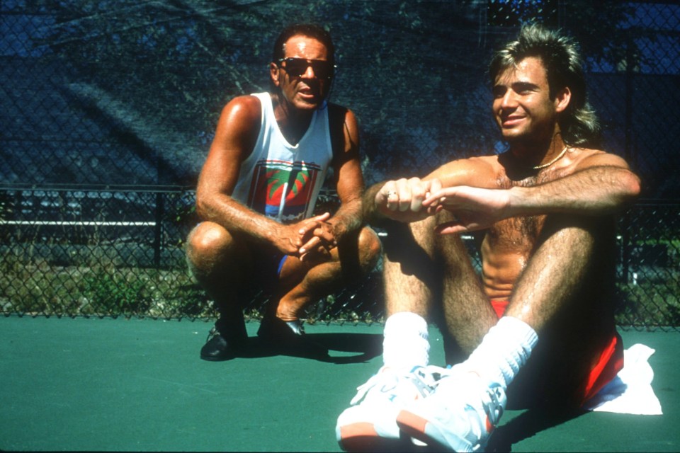 Bollettieri helped Andre Agassi to become one of the best