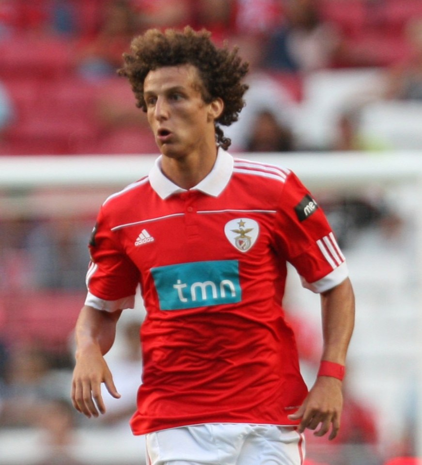 Benfica made nearly £25million profit on David Luiz when they sold him to Chelsea