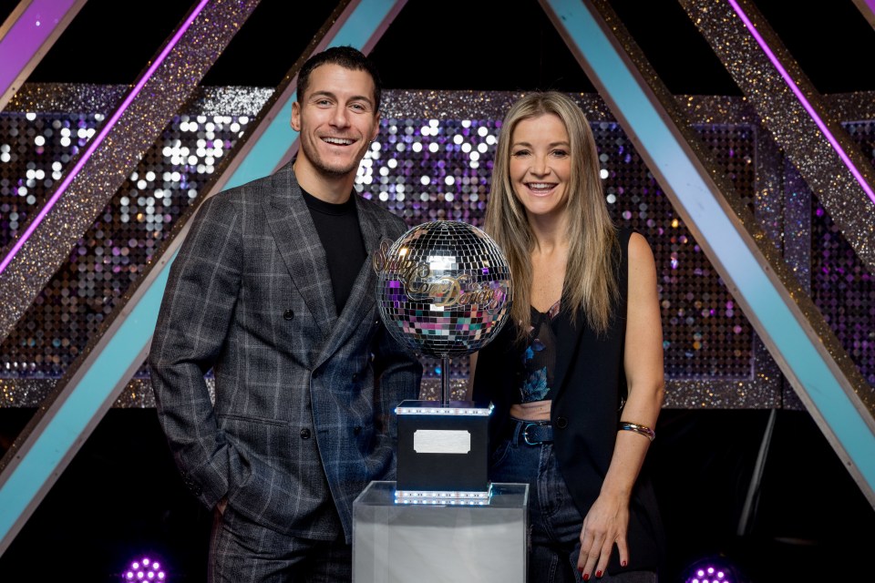 Helen and dance partner Gorka Marquez will vie for the Glitterball Trophy on Saturday night