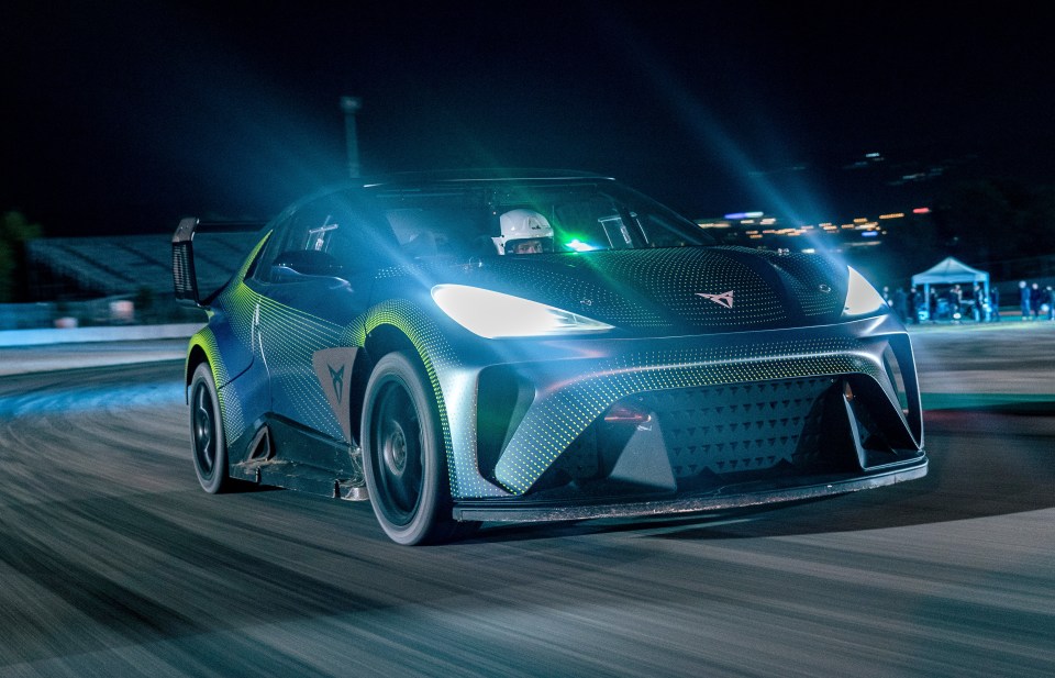 The car is capable of sprinting from 0-62mph when the lights go green in just 3.2seconds