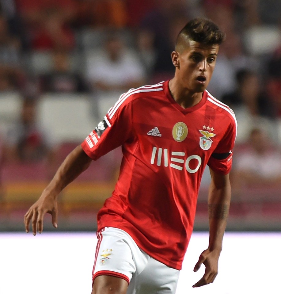 Joao Cancelo joined Benfica at 13 - but only played once