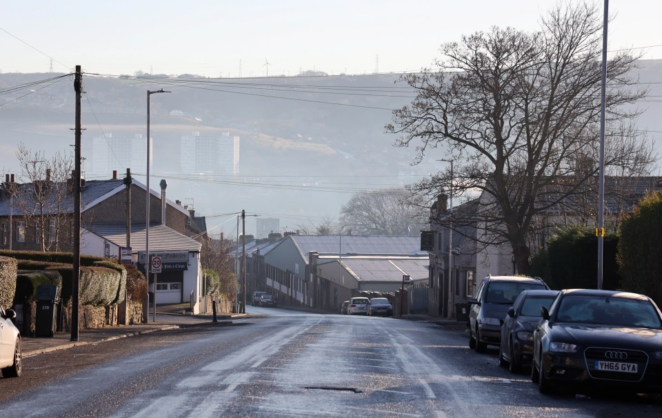 West Lane in Keighley, West Yorkshire has been named as the coldest street in England and Wales, falling way below the country's average efficiency rating