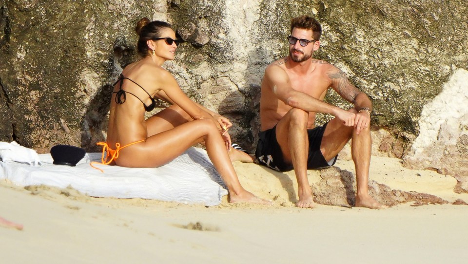 Izabel and Kevin Trapp are having some down time following the World Cup