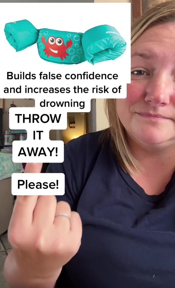 Swim teacher Nikki took to TikTok to share a video revealing the things she hates