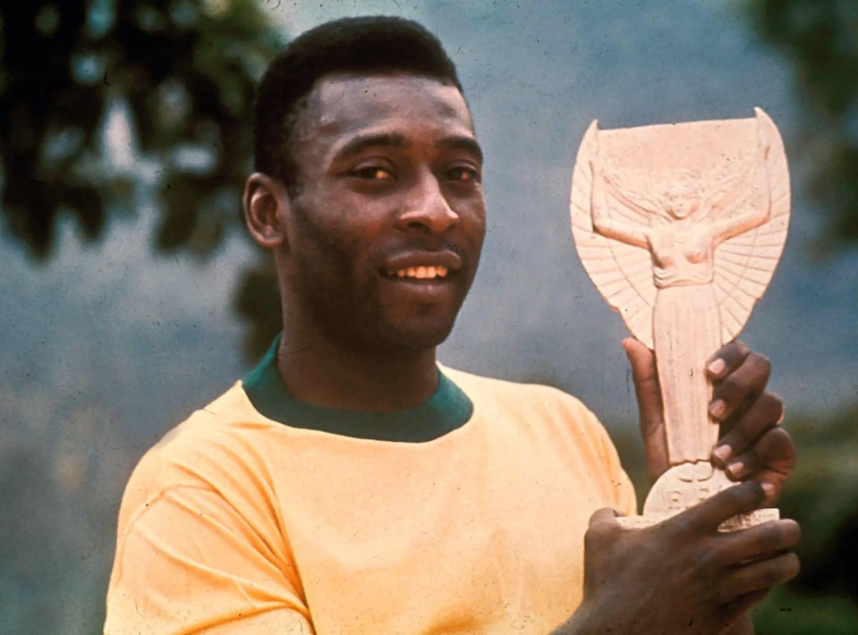 Pele returned to complete the treble in 1970