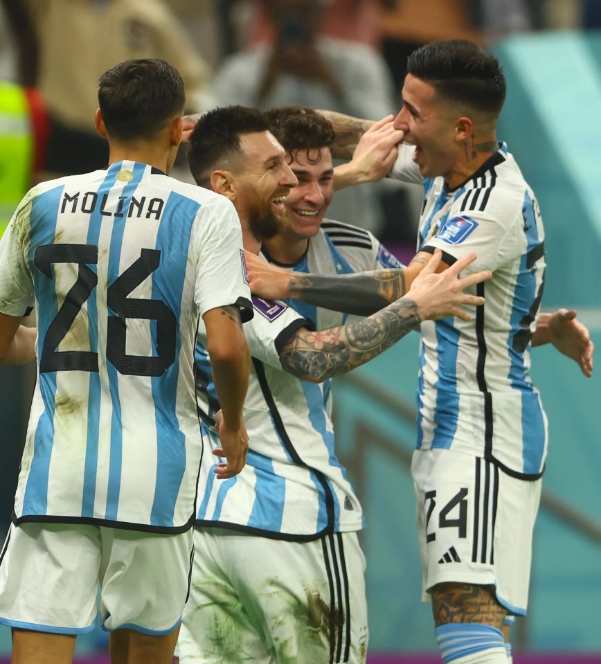 Argentina sealed their World Cup final spot with a 3-0 hammering on Croatia