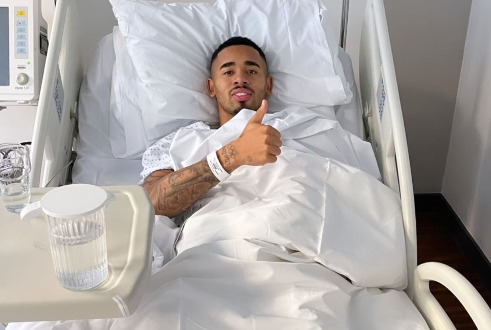 Gabriel Jesus is set to be sidelined for three months after surgery