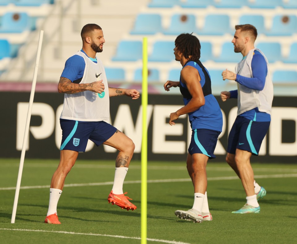 Gareth Southgate's troops were put through their paces in the sweltering heat