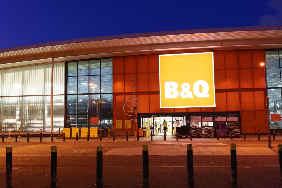 B&Q has over 300 shops across the UK