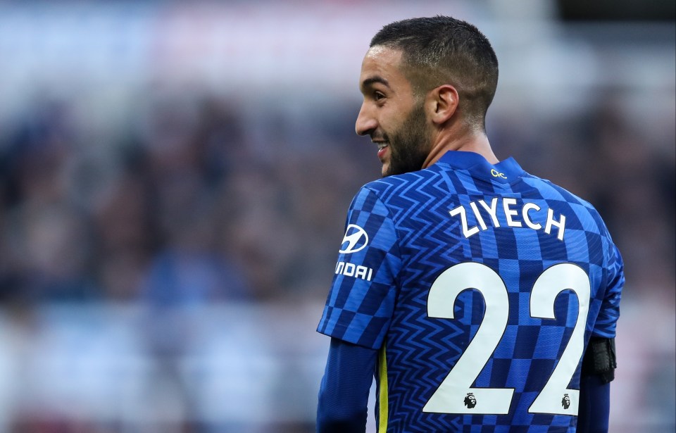 Ziyech wearing the number 22 at Chelsea has convinced fans he will win the World Cup