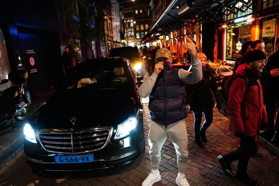 Conor McGregor pictured in Amsterdam