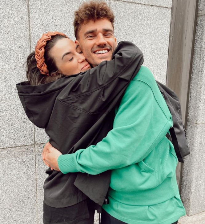 Griezmann and Erika have been married since 2017