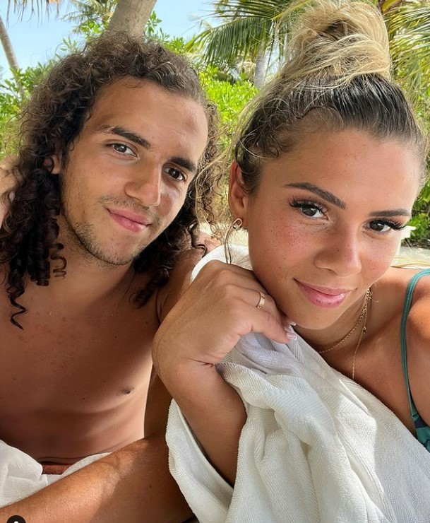 Mae is married to Matteo Guendouzi after meeting him when he played for Arsenal