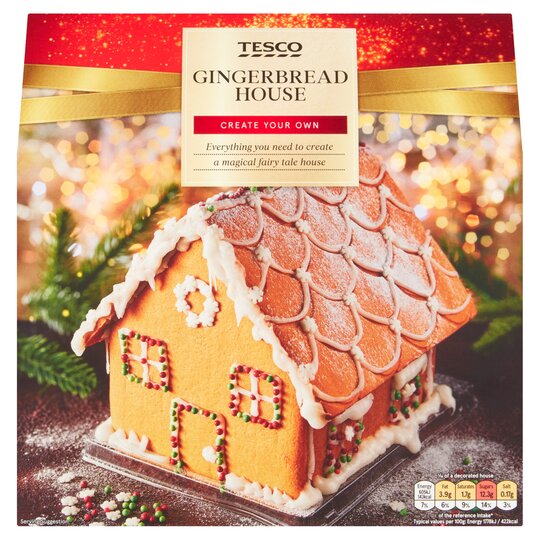 Tesco’s Make your Own gingerbread house is £5