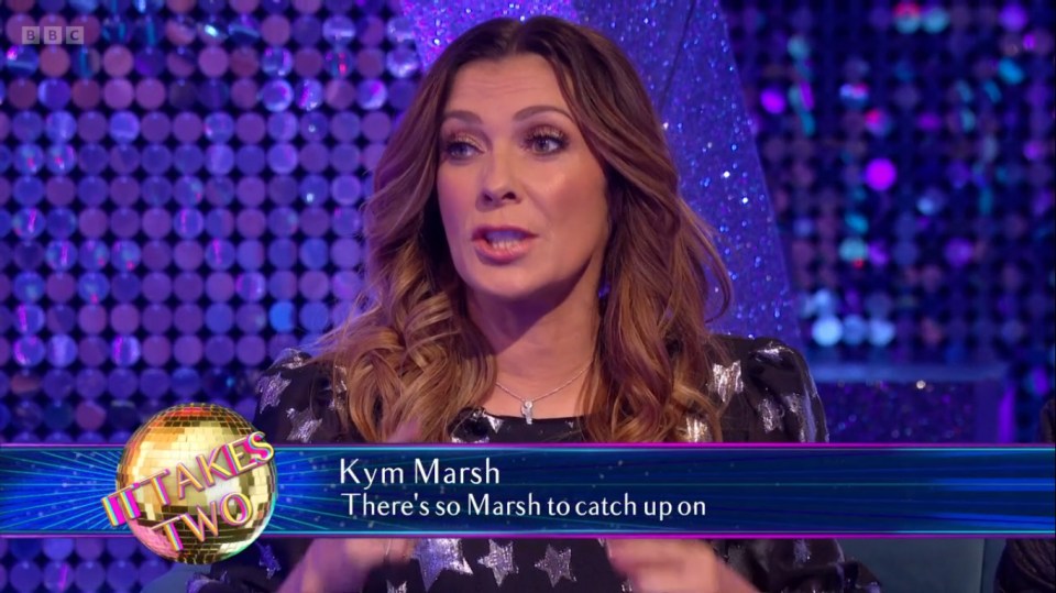 Kym Marsh broke her silence as she returned to the BBC spin off show