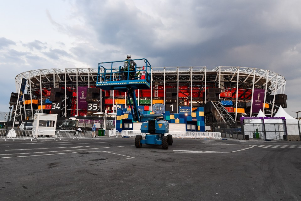 Stadium 974 is already being dismantled