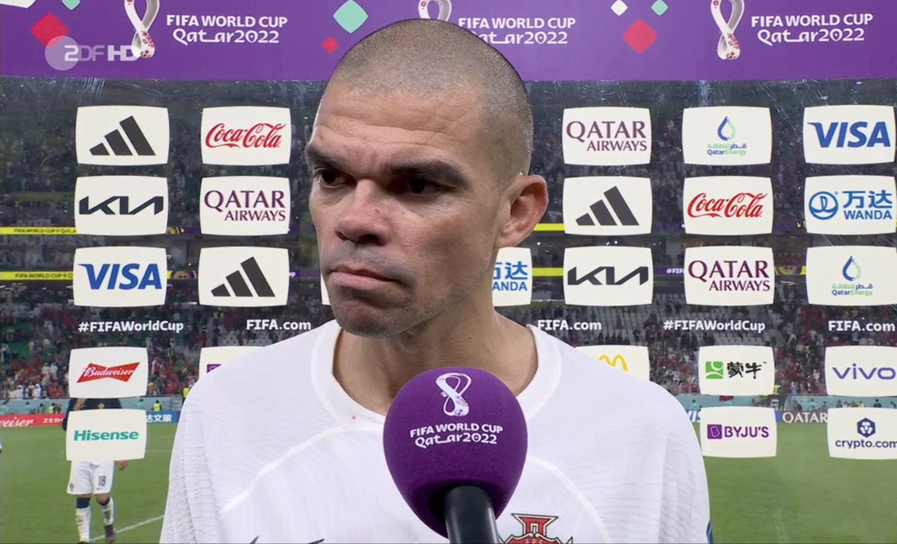 Pepe questioned the appointment of an Argentine referee for the match with Morocco