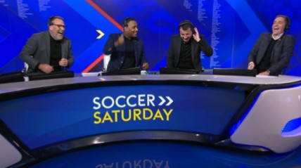 The studio burst into laughter when they realised Tim Sherwood's error